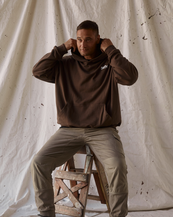 Site Hood - Brown - Men's