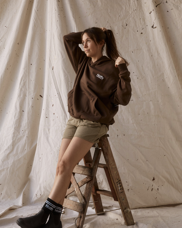 Site Hood - Brown - Women's