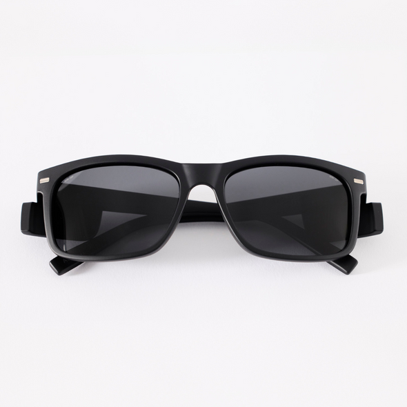 Kenneth Matte Black Polarised Safety Glasses