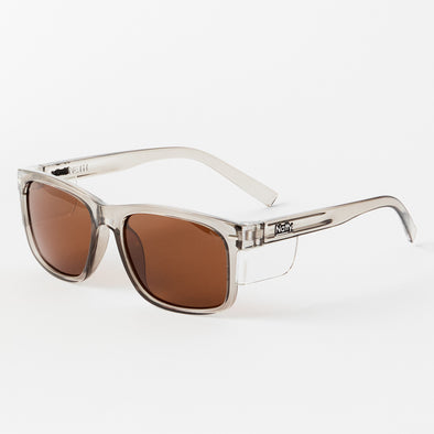 Kenneth Steel Frame / Brown Lens Polarised Safety Glasses