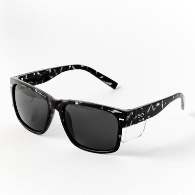 BIG Kenneth Black Tortoise Polarised Safety Glasses