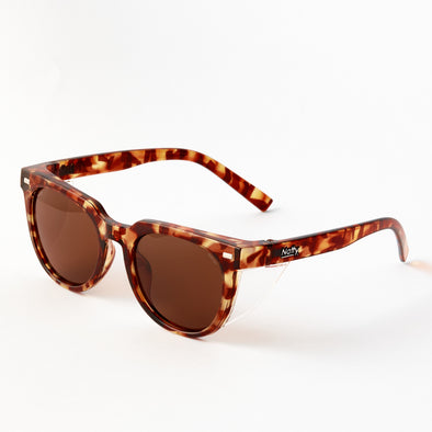 Roys Hazel Tortoise Frame / Brown Lens Polarised Safety Glasses