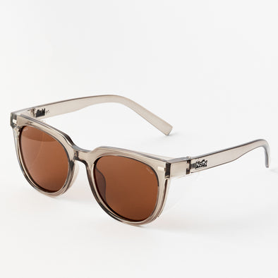 Roys Steel Frame / Brown Lens Polarised Safety Glasses