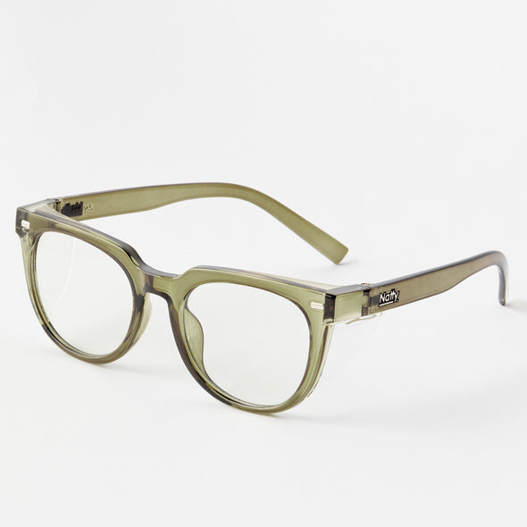 Roys Olive Photochromic Safety Glasses