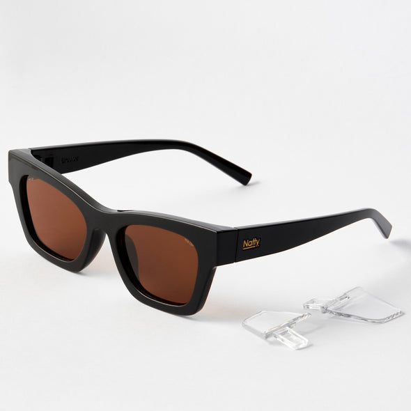 Browse Black Frame / Brown Lens Polarised Safety Glasses